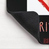 My First Christmas Sister Love Heart Baby Photo Mousepad (Ecke)