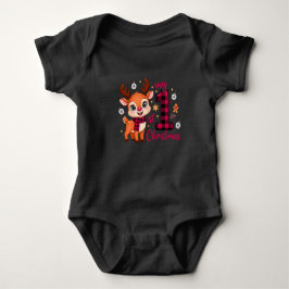 My First Christmas T-Shirt 2025 Baby Girl Baby Strampler