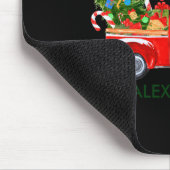 My First Christmas Truck Candy Canes Green Red Bab Mousepad (Ecke)