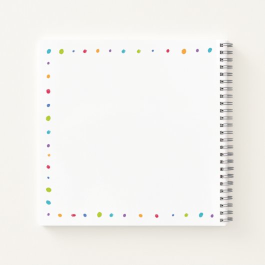 "MY FIRST COOKBOOK" Kids Recipe Spirituosen Notebo Notizblock (Rückseite)