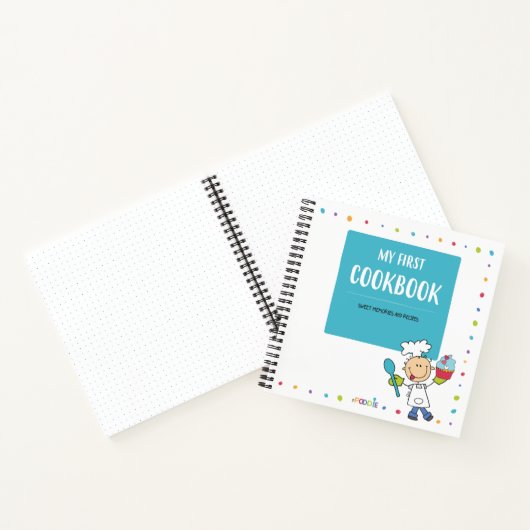 "MY FIRST COOKBOOK" Kids Recipe Spirituosen Notebo Notizblock (Innenseite)