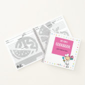 "MY First COOKBOOK" Personalisiertes Kinderrezeptb Notizblock (Innenseite)