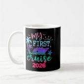 My First Cruise 2026 Family Vacation Trip Ship Mat Kaffeetasse (Links)