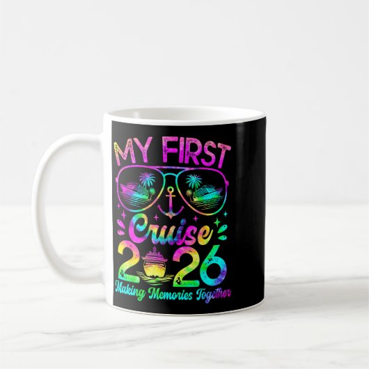 My First Cruise 2026 Funny First Time Cruise Vacat Kaffeetasse (Links)