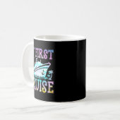 My First Cruise Cruise Ship First Time Cruise Vaca Kaffeetasse (Vorderseite Links)