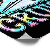 My First Cruise Cruise Ship First Time Cruise Vaca Poster (Ecke)