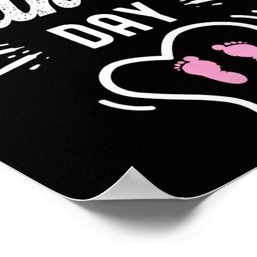 My First Father's Day First Time Daddy New Dad Mat Poster (Ecke)