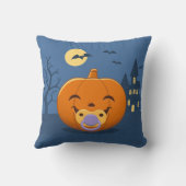 My First Halloween Pacifier Pumpkin Kissen (Rückseite)