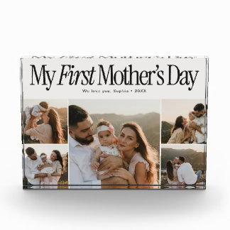 My First Mothers Day Retro Photo Collage Fotoblock