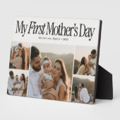 My First Mothers Day Retro Photo Collage Fotoplatte (Seite)