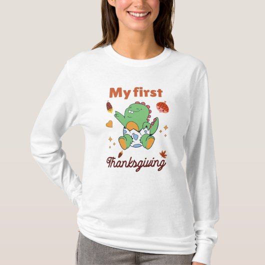 My first Thanksgiving T-Shirt (Vorderseite)