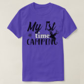 My First time Camping 1st Time Camping T-Shirt (Design vorne)