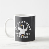 My Flabbers Have Been Gasted Distressed Retro Funn Kaffeetasse (Links)
