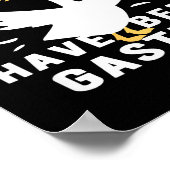 My Flabbers Have Been Gasted Distressed Retro Funn Poster (Ecke)