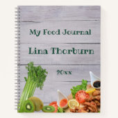 My Food Journal bearbeiten Notizblock (Vorderseite)