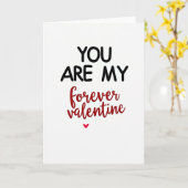 My Forever Valentine Love Card Karte (Gelbe Blume)