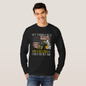 My Forklift Is Calling Operator Forklift Driver T-Shirt (Vorne ganz)