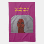 My Freckles Are My Positivity Symbol Kitchen Towel Geschirrtuch (Vertikal)