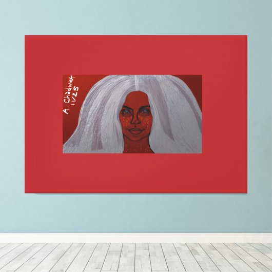 My Freckles Are My Positivity Symbol Leinwanddruck (Insitu (Holzboden))