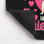 My Frenchie Is My Valentine Valentines Day French Mousepad (Ecke)