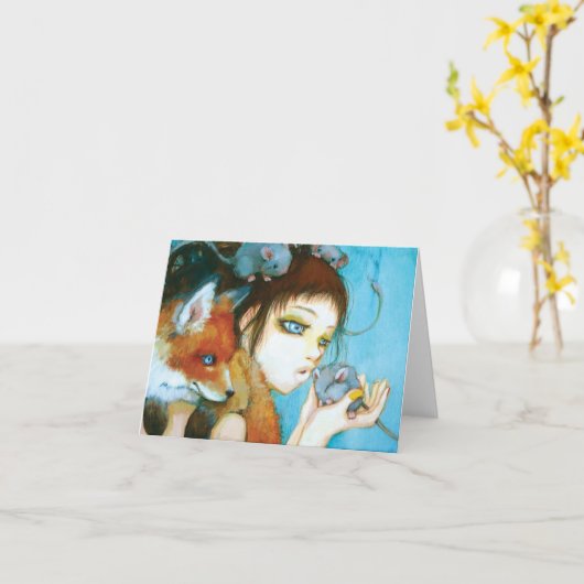 My Frenemies Note Card Karte (Gelbe Blume)