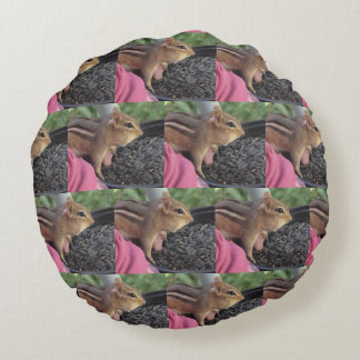 My Friend Chippy Round Pillow Rundes Kissen
