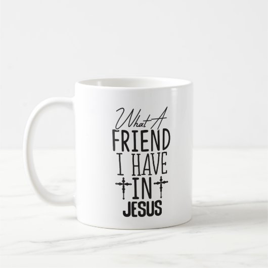 My Friend is Jesus Kaffeetasse (Links)