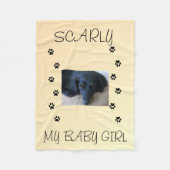 My Fur Babies Peach Glow Fleecedecke (Vorderseite)