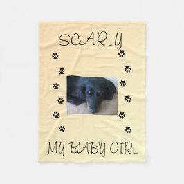 My Fur Babies Peach Glow Fleecedecke