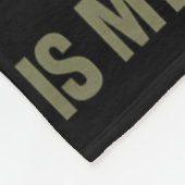 My Game Face Is My Byttle Mask Soccer Fan Camo Gra Fleecedecke (Ecke)