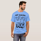 MY GANG vs YOU retro T-Shirt (Vorne ganz)
