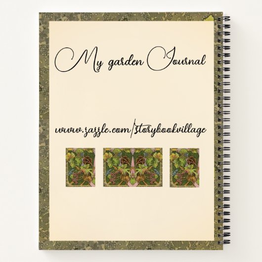 My Garden Journal Notizblock (Rückseite)