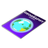 My Geography Notebook Globe Journal Notizblock (Linke Seite)