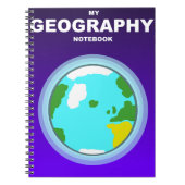 My Geography Notebook Globe Journal Notizblock (Vorderseite)