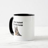 My German Shepherd Is My Favorite Human Tasse (Vorderseite Links)