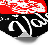 My German Shepherd Is My Valentine Dog Lover Valen Poster (Ecke)