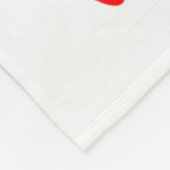 My German Shepherd Is My Valentine Funny Dog Lover Fleecedecke (Ecke)