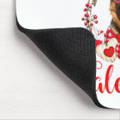 My German Shepherd Is My Valentine Funny Dog Lover Mousepad (Ecke)