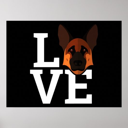 My German Shepherd Poster (Vorne)