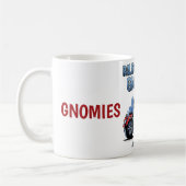 My Gnomies Funny Motorcycle Gnome Coffee Mug Kaffeetasse (Links)