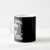 My Goal Is To Deny Yours Hockey Goalie Ice Hockey Kaffeetasse (Vorderseite Links)