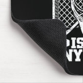 My Goal Is To Deny Yours Hockey Goalie Ice Hockey Mousepad (Ecke)