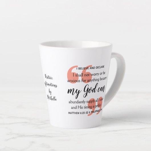 MY GOD CAN Positiv Christian Price Milchtasse (Rechte Ecke)