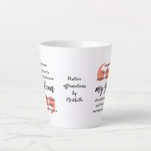 MY GOD CAN Positiv Christian Price Milchtasse (Vorderseite)