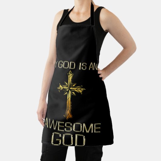 My God Is An Awesome God Christian Religious Schürze (InSitu)