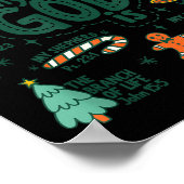 My God Is Christmas Jesus Is The Reason Faith Chri Poster (Ecke)