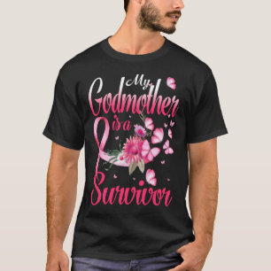 My Godmother Is A Survivor Breast Cancer Awareness T-Shirt