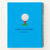 "My Golf Game" Personal Journal Notizblock (Rückseite)