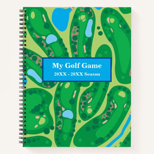 "My Golf Game" Personal Journal Notizblock (Vorderseite)