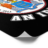 My Governor Is An Idiot Funny New Jersey Tees  Poster (Ecke)